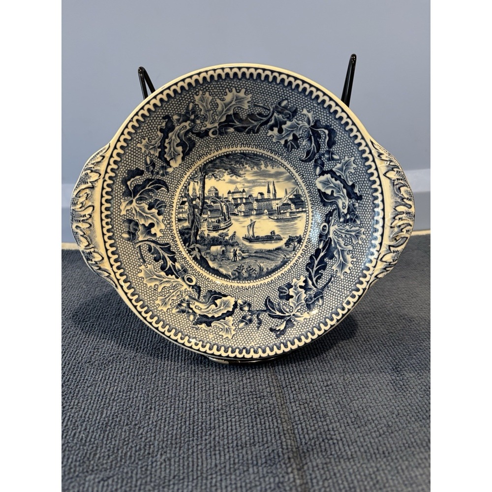 Johnson Brothers HISTORIC AMERICA LUGGED CEREAL BOWL 7 1/8"